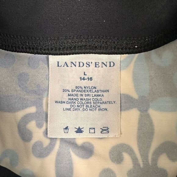 Lands' End Long Sleeve Swim Rash Guard size Large - Picture 4 of 5